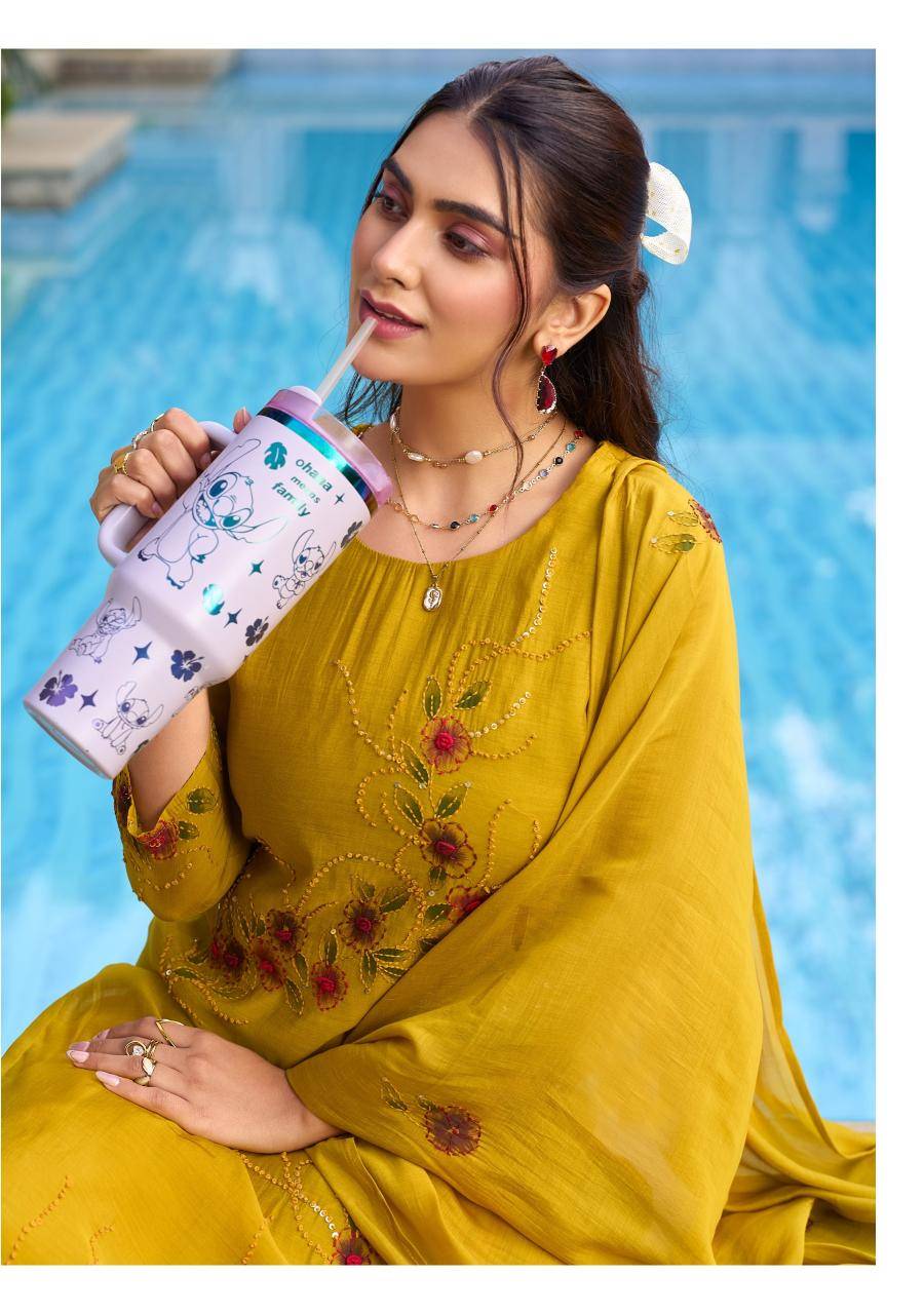 Anju fabrics patterns vol 4 Wholesale kurti market in Delhi